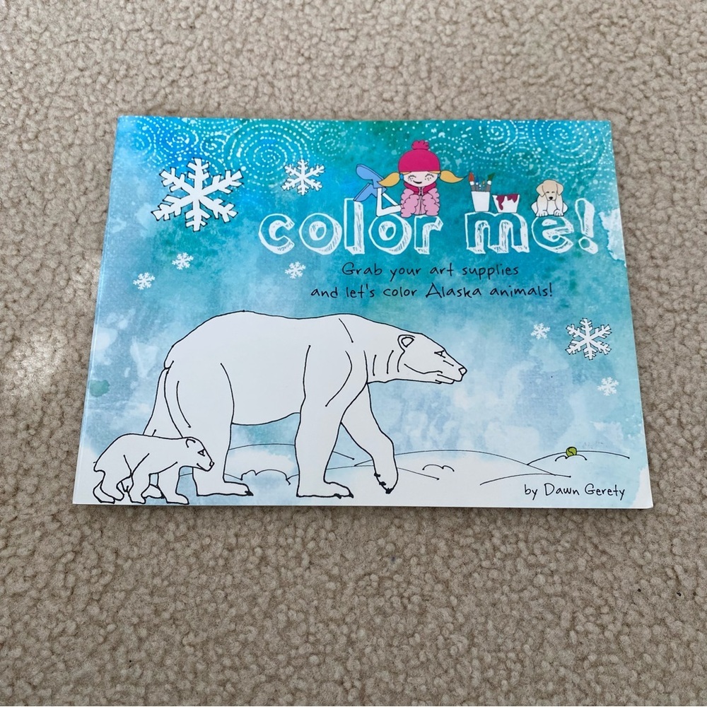 Color me! Alaska Animals Paperback book